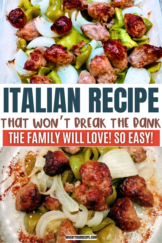 Italian Sausage Sheet Pan Dinner Simple