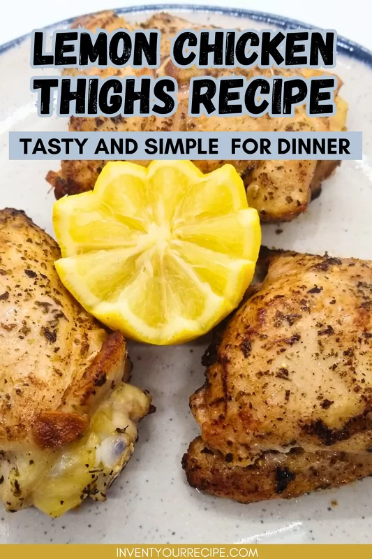 Lemon Garlic Chicken Thighs Recipes For Dinner