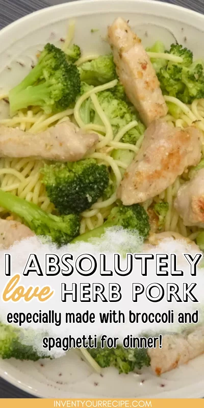 Lemon Herb Pork With Broccoli Recipe