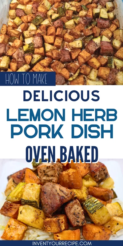 Lemon Herb Pork With Zucchini Recipe