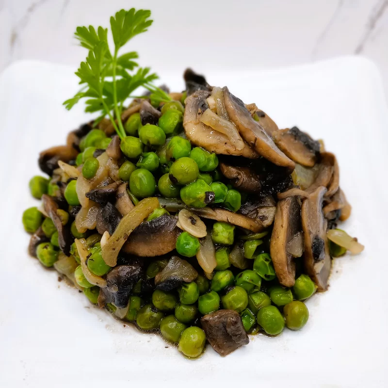 Mushrooms and Peas Recipe_Feature_