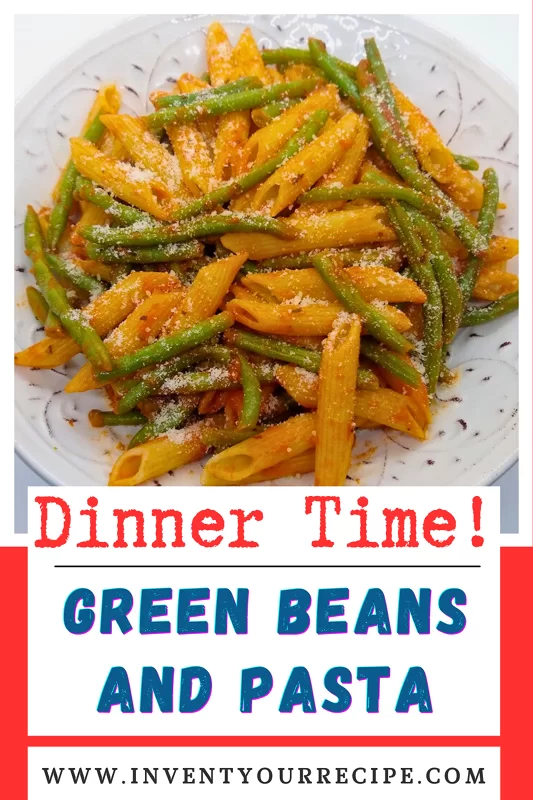 Pasta with Green Beans and Garlic Dinner Recipe