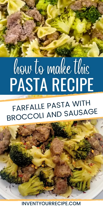 Pasta with Sausage and Broccoli For Dinner