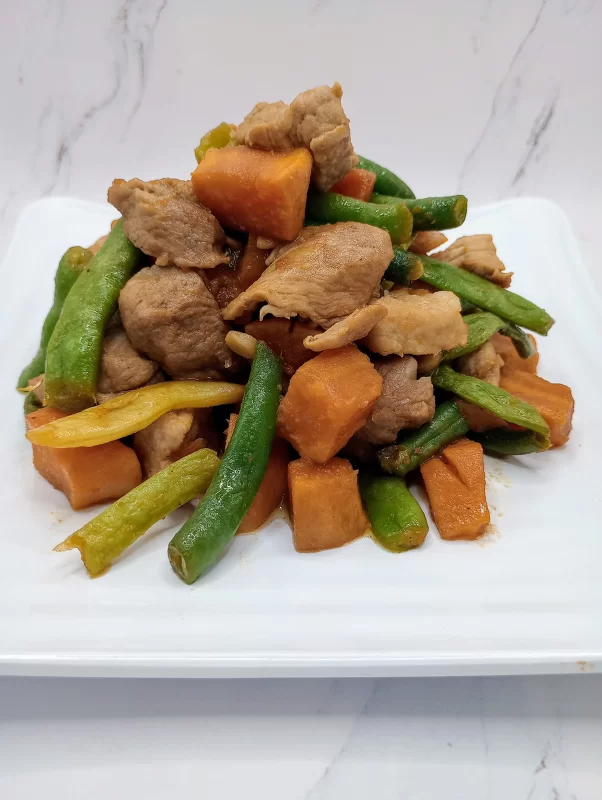 Pork Stir Fry with Green Beans Feature Image