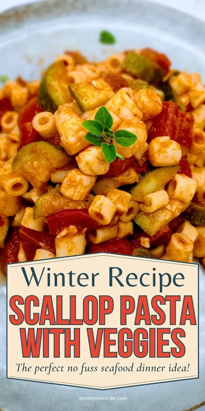 Scallop Pasta with Zucchini and Tomatoes Simple