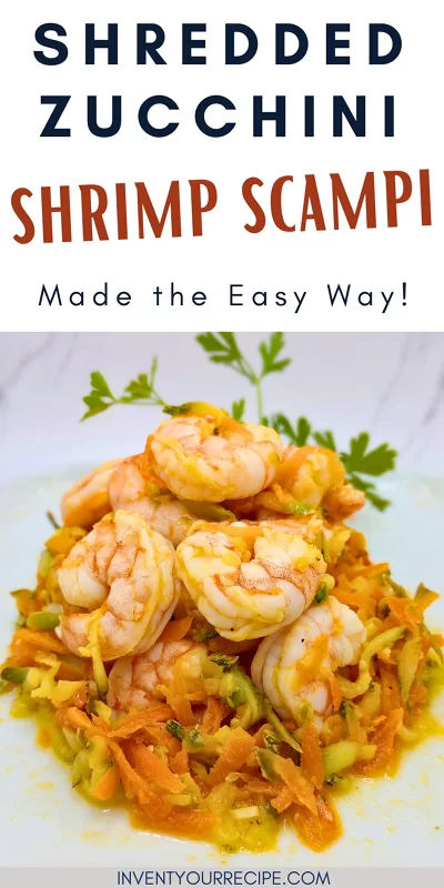 Shrimp and Shredded Zucchini Scampi