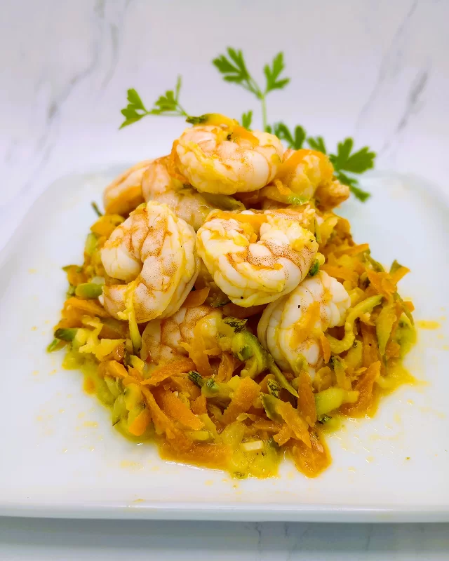 Shrimp Zucchini Scampi_