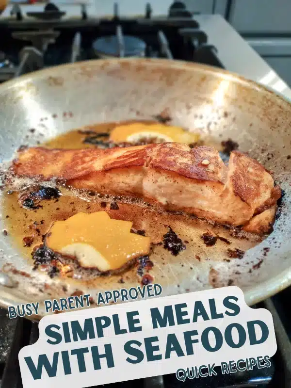 Simple Meals With Seafood Pan Seared Lemon Garlic Salmon