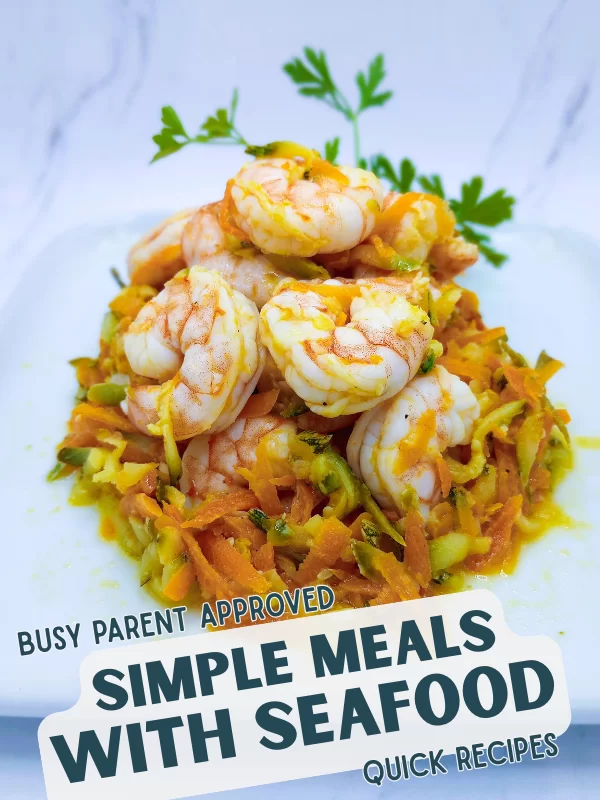 Simple Meals With Seafood Shrimp Zucchini Scampi