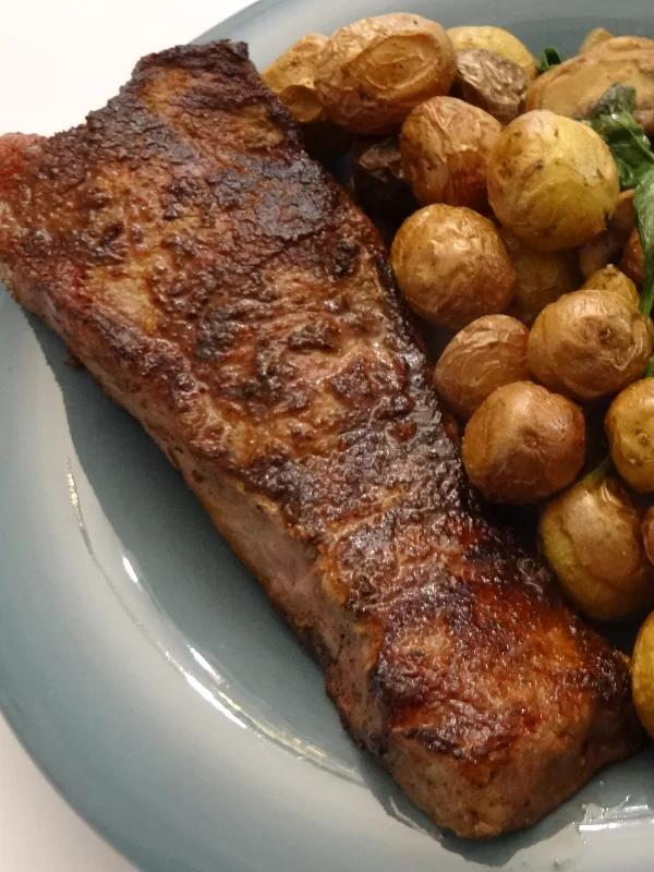 Steak with Roasted Potatoes: Feature Image
