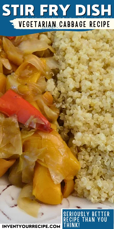 Stir Fry Cabbage with Quinoa Healthy