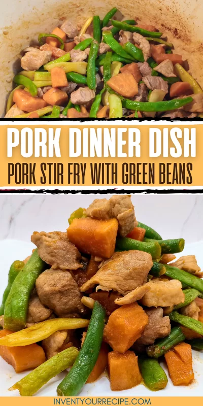 Stir Fry Pork with Green Beans For Dinner