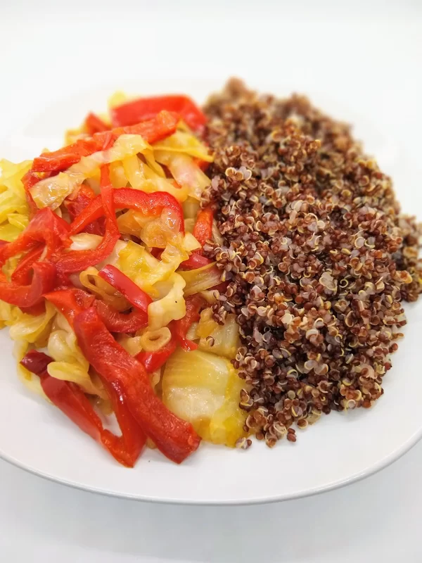 Stir Fry Vegetables with Quinoa: Feature Image