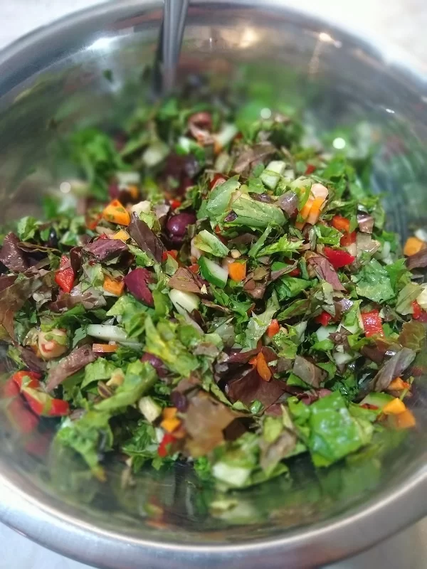 Summer Chopped Salad: Feature Image