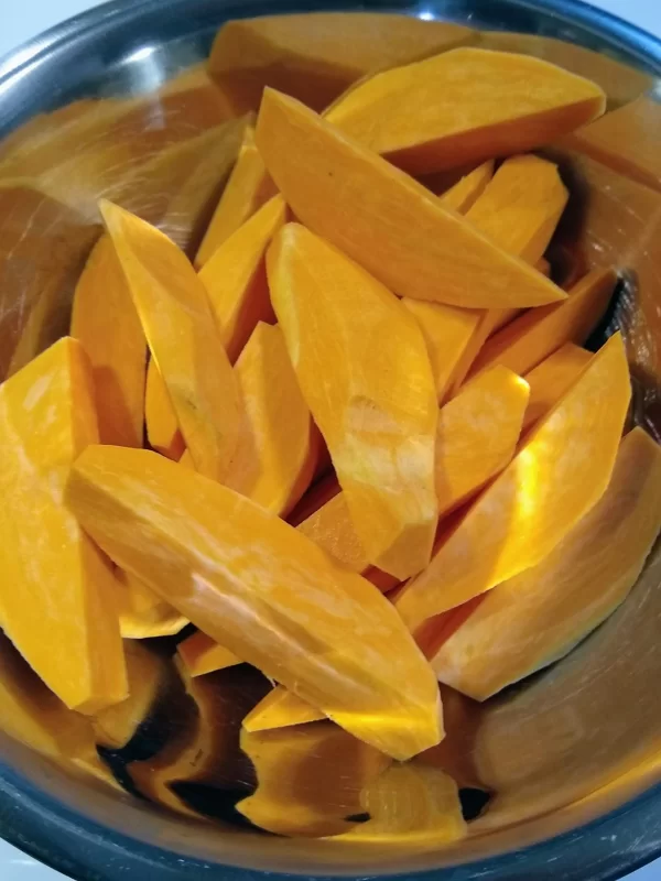 Baked Sweet Potato Wedges: Unseasoned