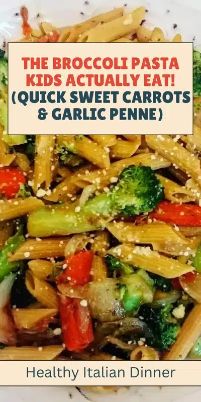 The Broccoli Pasta Kids Actually Eat! (Quick Sweet Carrots & Garlic Penne) The Broccoli Pasta Kids Actually Eat! (Quick Sweet Carrots & Garlic Penne)