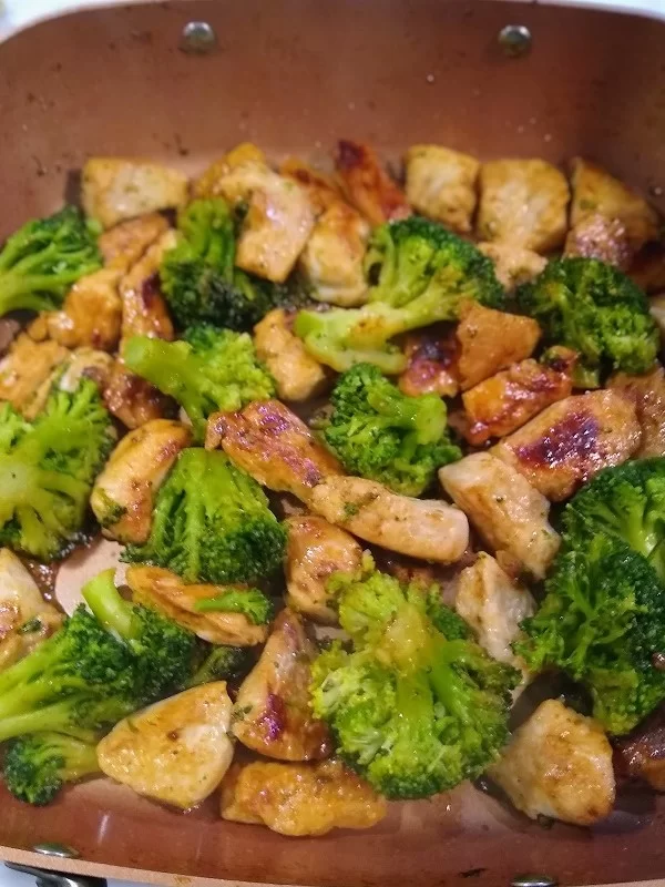 Turkey Bites with Broccoli: Finished Dish