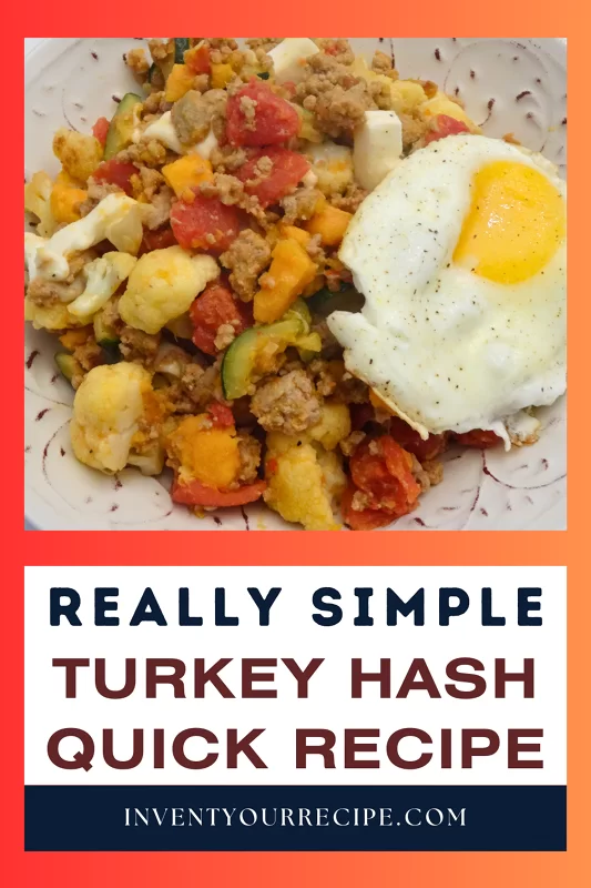 Turkey Hash Recipe with Mixed Vegetables For Breakfast