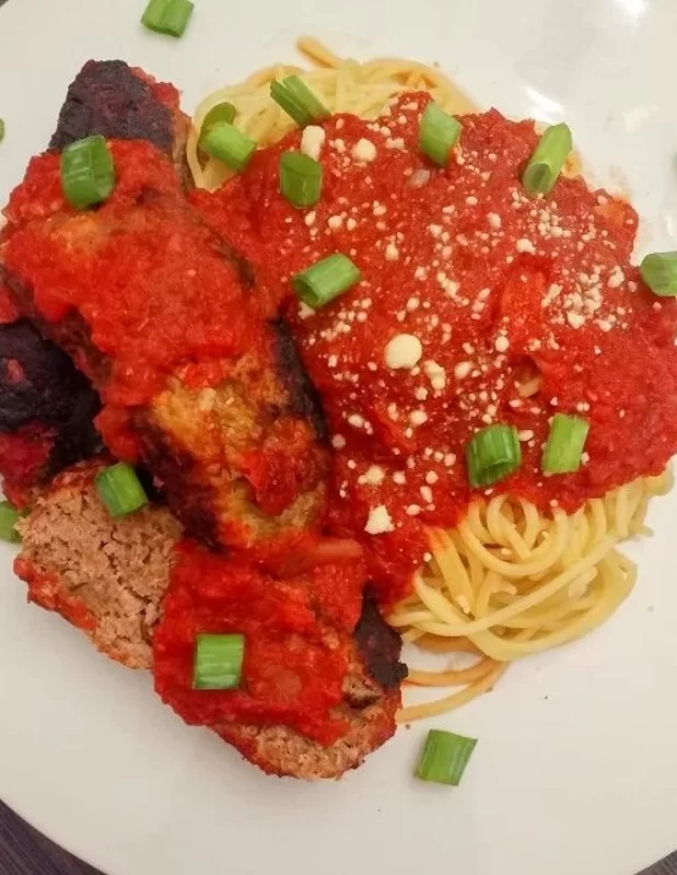 Turkey Meatloaf with Savory Tomato Sauce