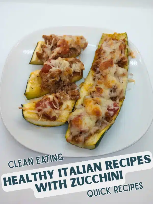 Zucchini Boats with Ground Turkey