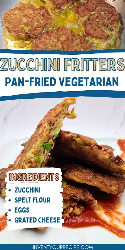 Pan-Fried Zucchini Fritters with Spelt Flour