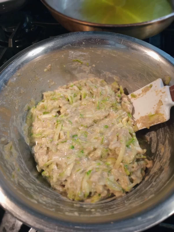 Zucchini Fritters with Spelt Flour Zucchini Batter