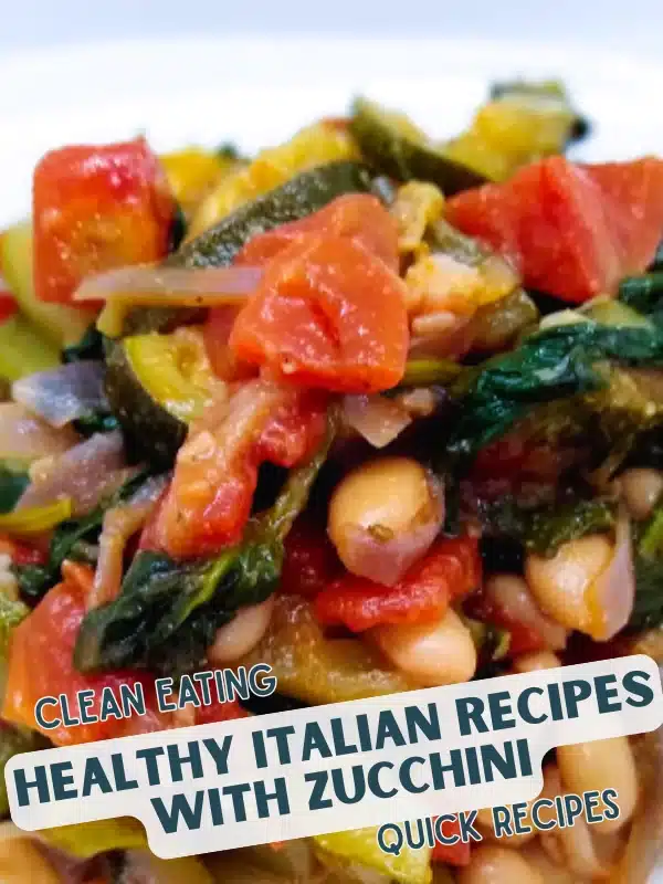 Zucchini with Beans and Spinach