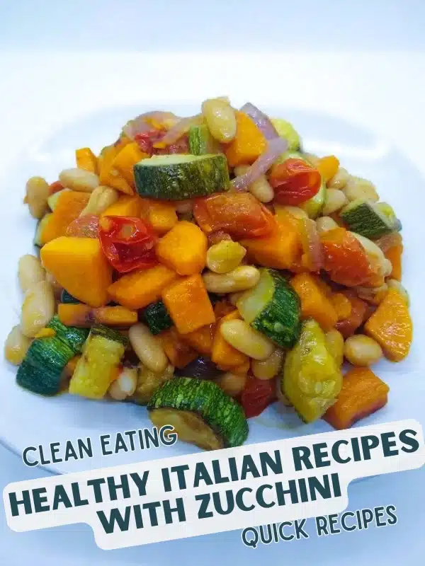 Zucchini with Beans and Sweet Potatoes