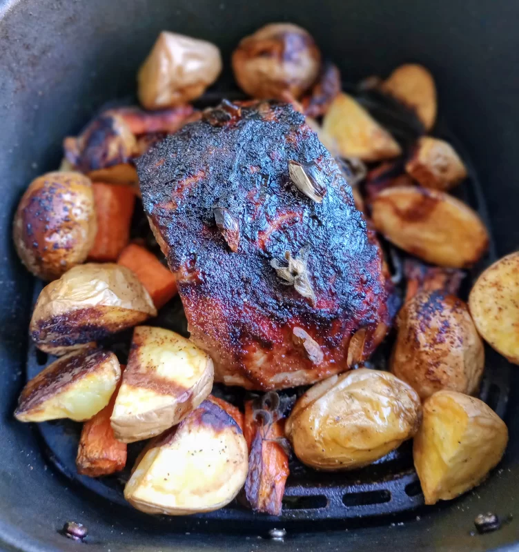 air fryer pork loin roast cooked