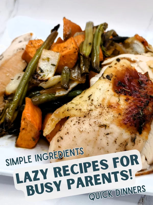 baked chicken and green beans