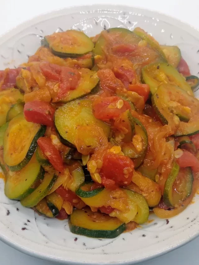 Zucchini with Tomatoes: Feature Image