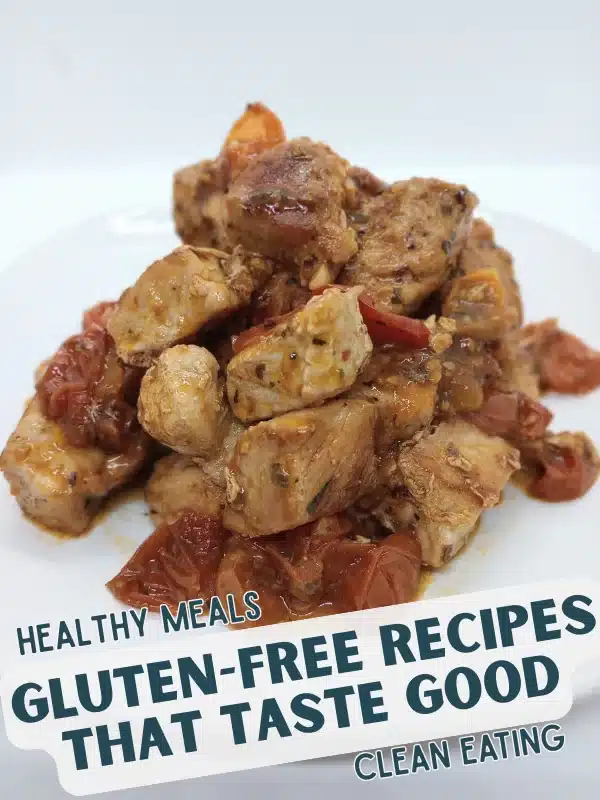 lemon herb pork with tomatoes