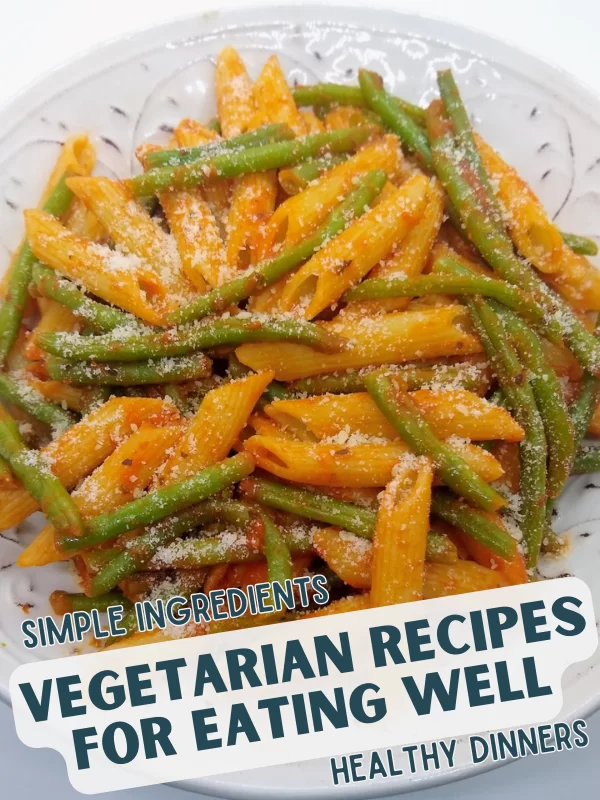 penne and green beans