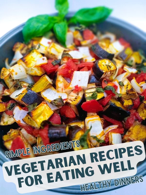 roasted eggplant and tomatoes