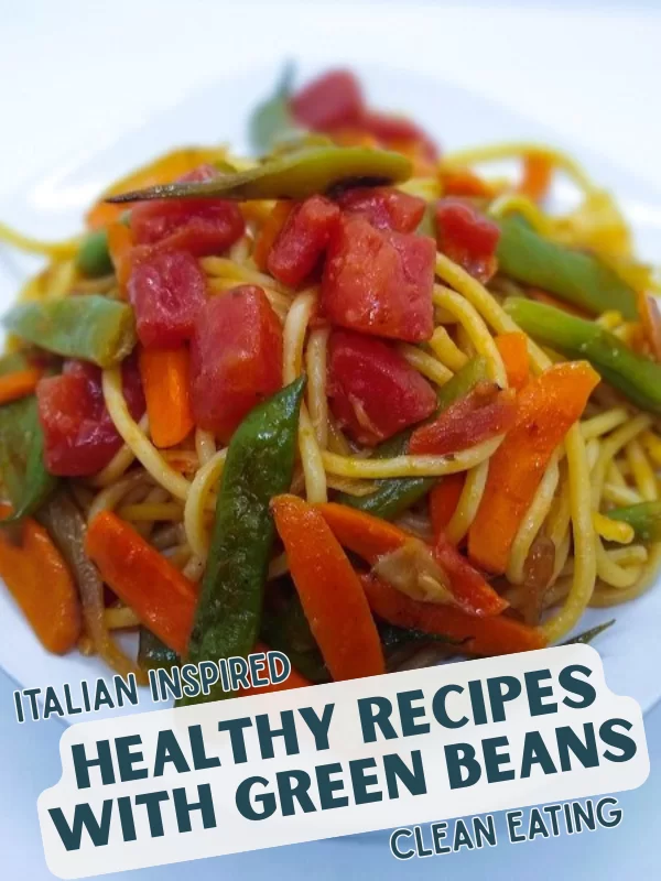 spaghetti with green beans and carrots